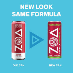 ZOA can top open displaying Cherry Limeade ready-to-drink convenience