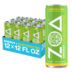 ZOA lemon lime front can shows bright citrus label and easy-grip design