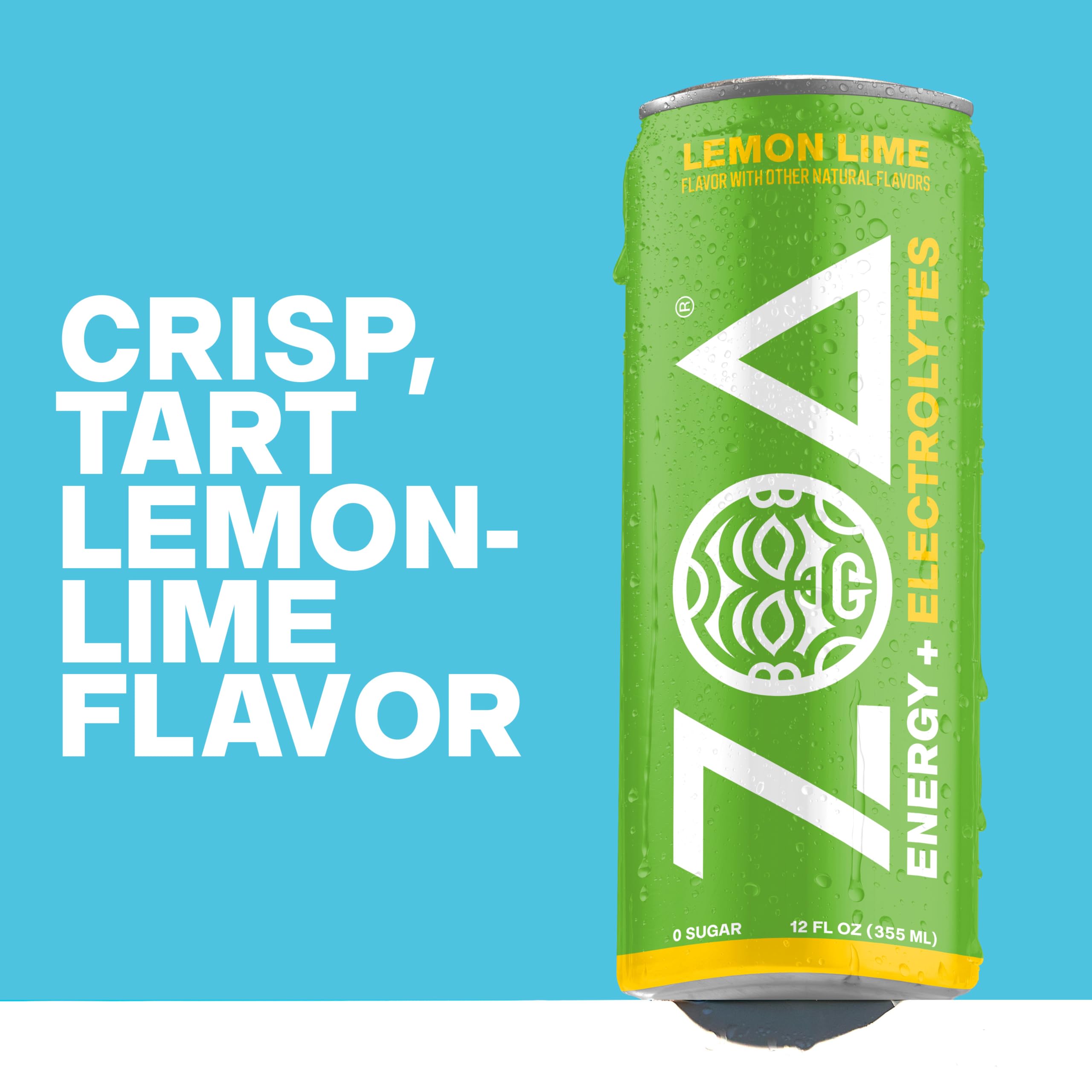 ZOA pouring into glass with fizz, refreshing hydration and energizing look
