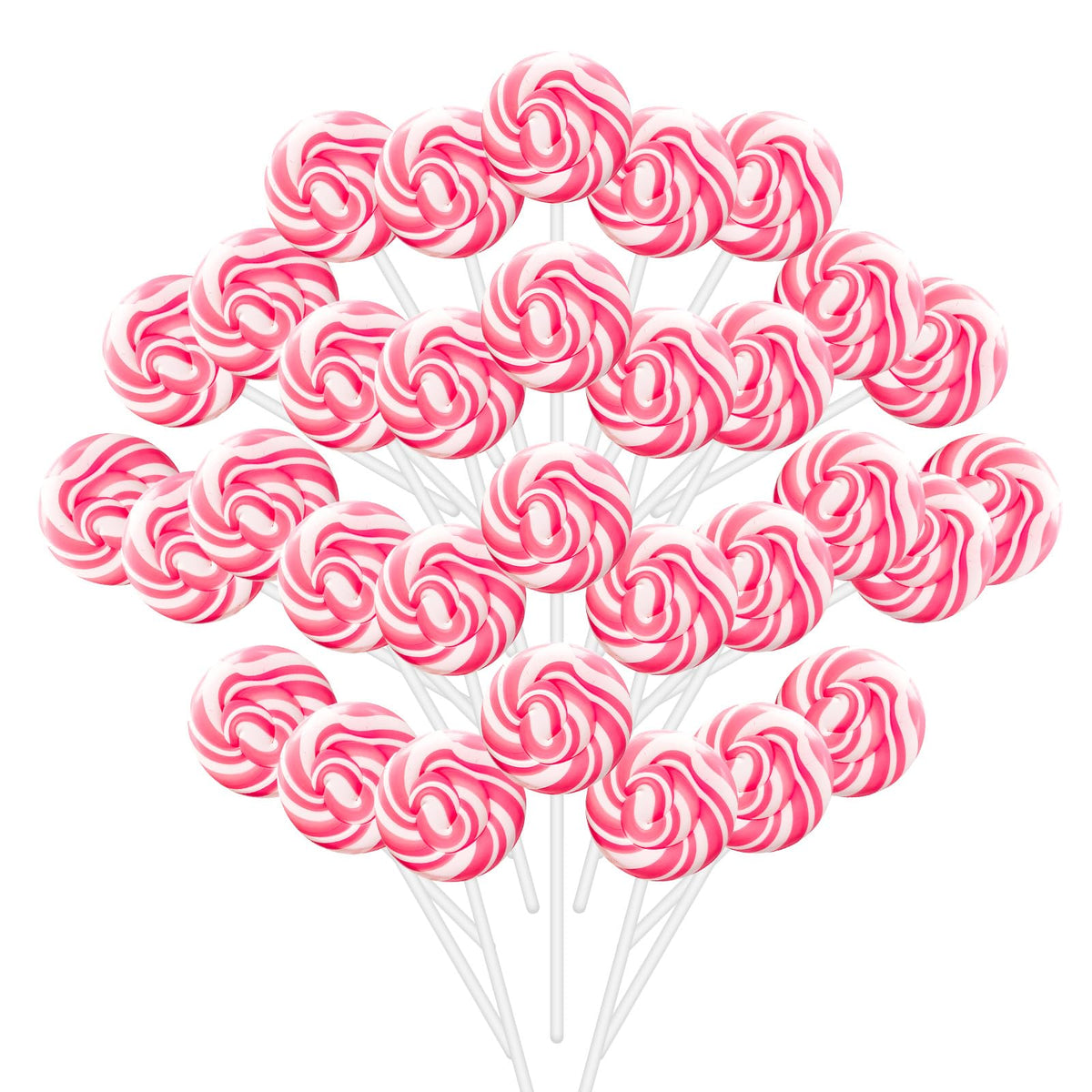 ZOFIA SWEET front packaging showing 32 pink swirl lollipops and clear labeling, great for parties