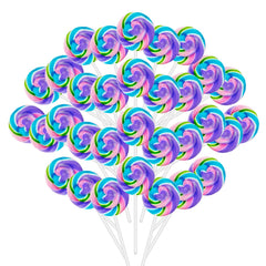 ZOFIA SWEET front packaging showing 32 swirl blueberry lollipops and bright colors