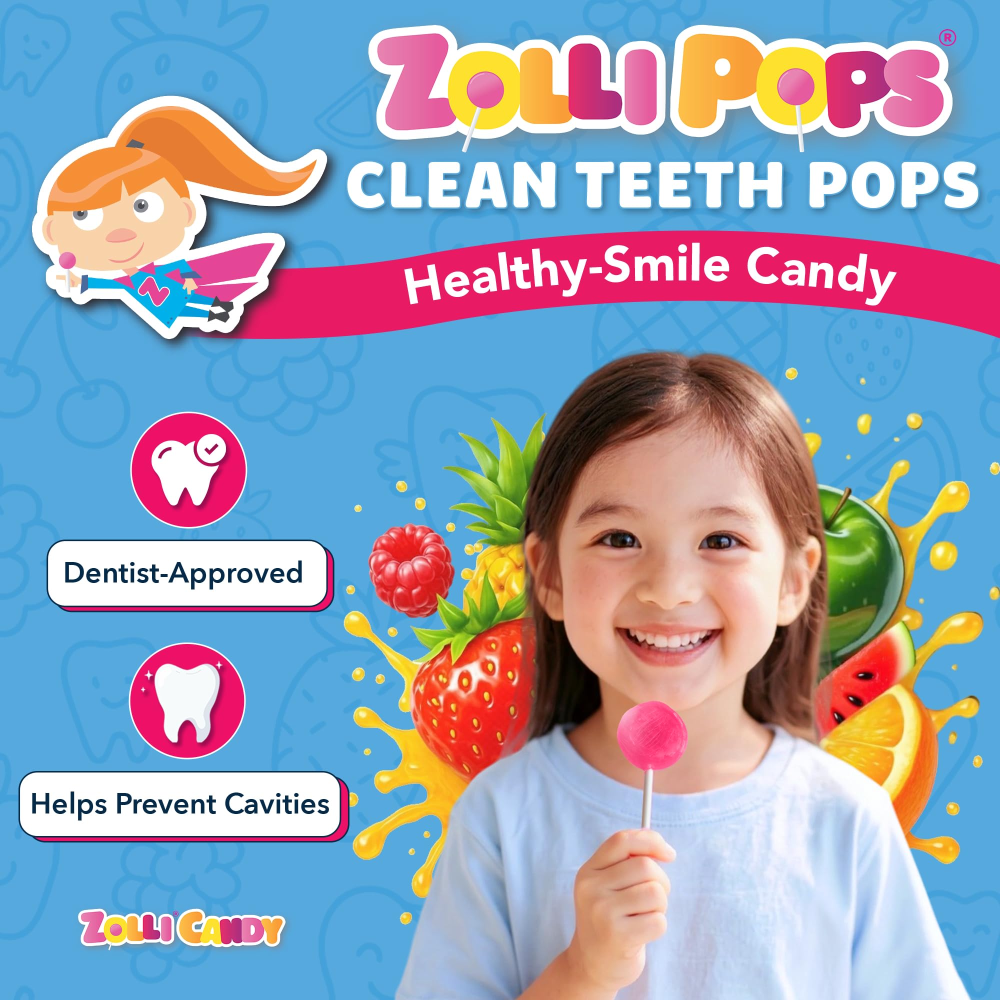 Zollipops individually wrapped lollipops ready for travel and hygiene