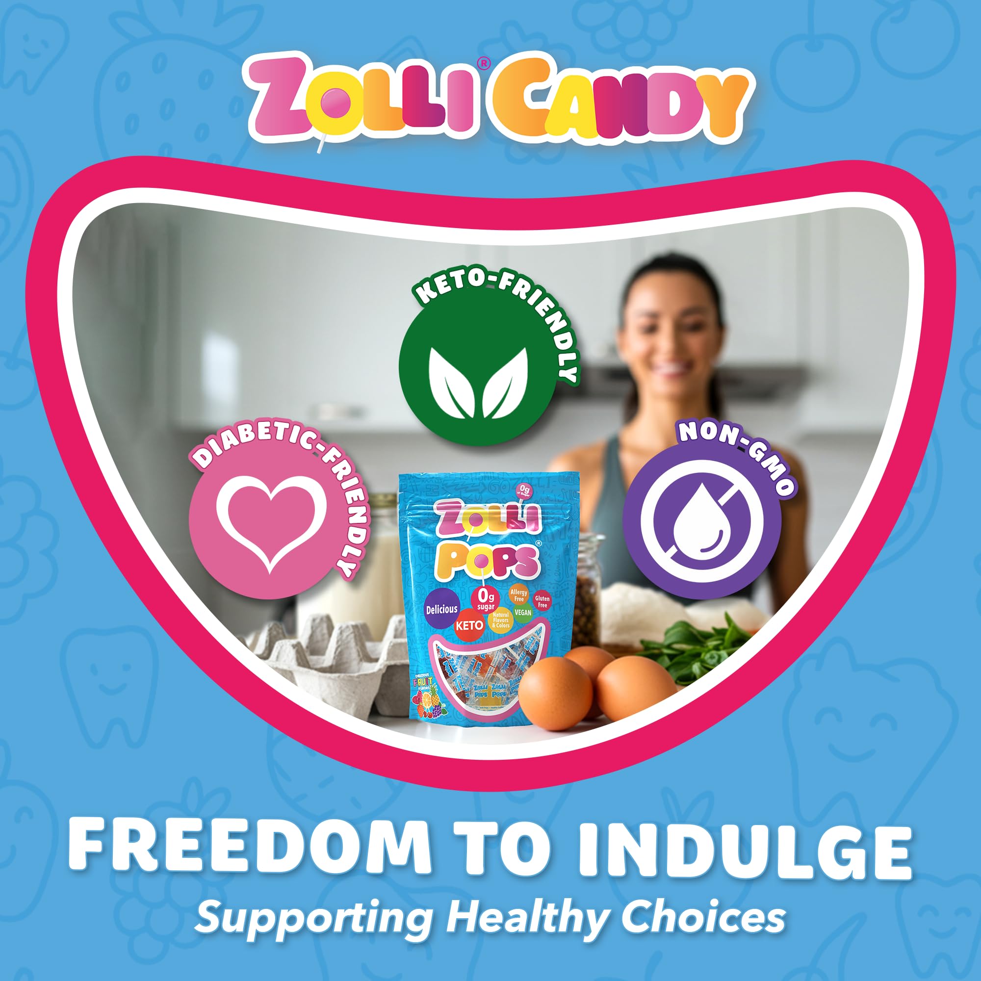 Kids enjoying Zollipops after a meal demonstrating family-friendly use