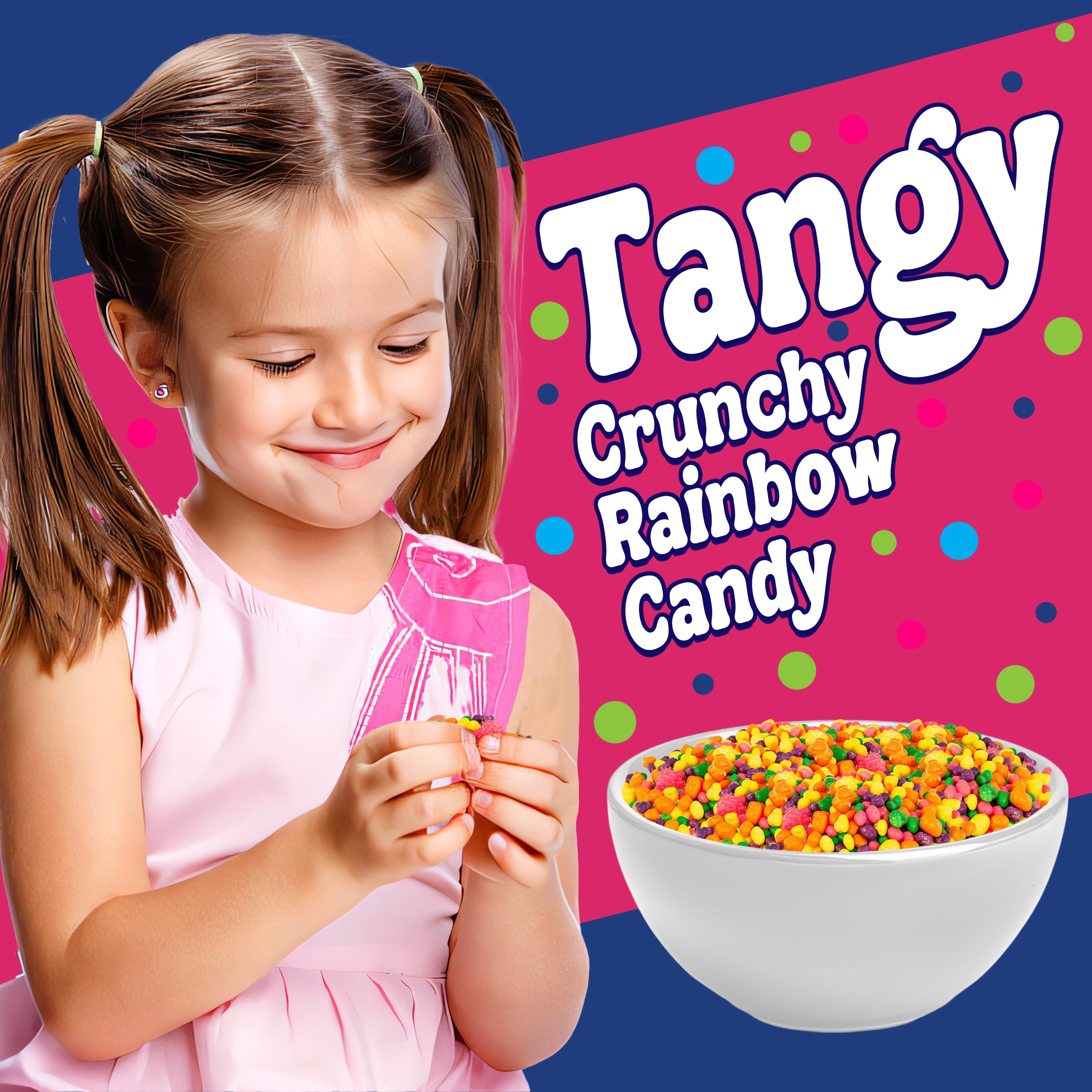 ZompoZ scooping candies with a spoon to show topping use and convenience