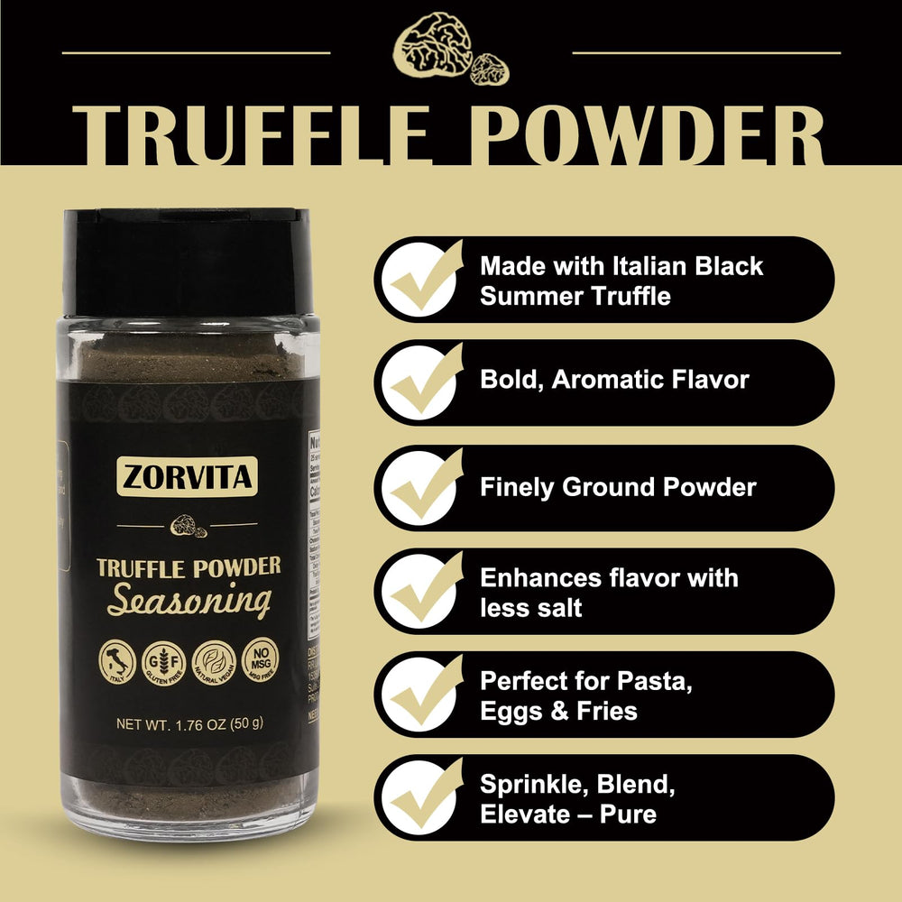 open Zorvita jar beside a ruler for scale, showing portable 1.76 oz size