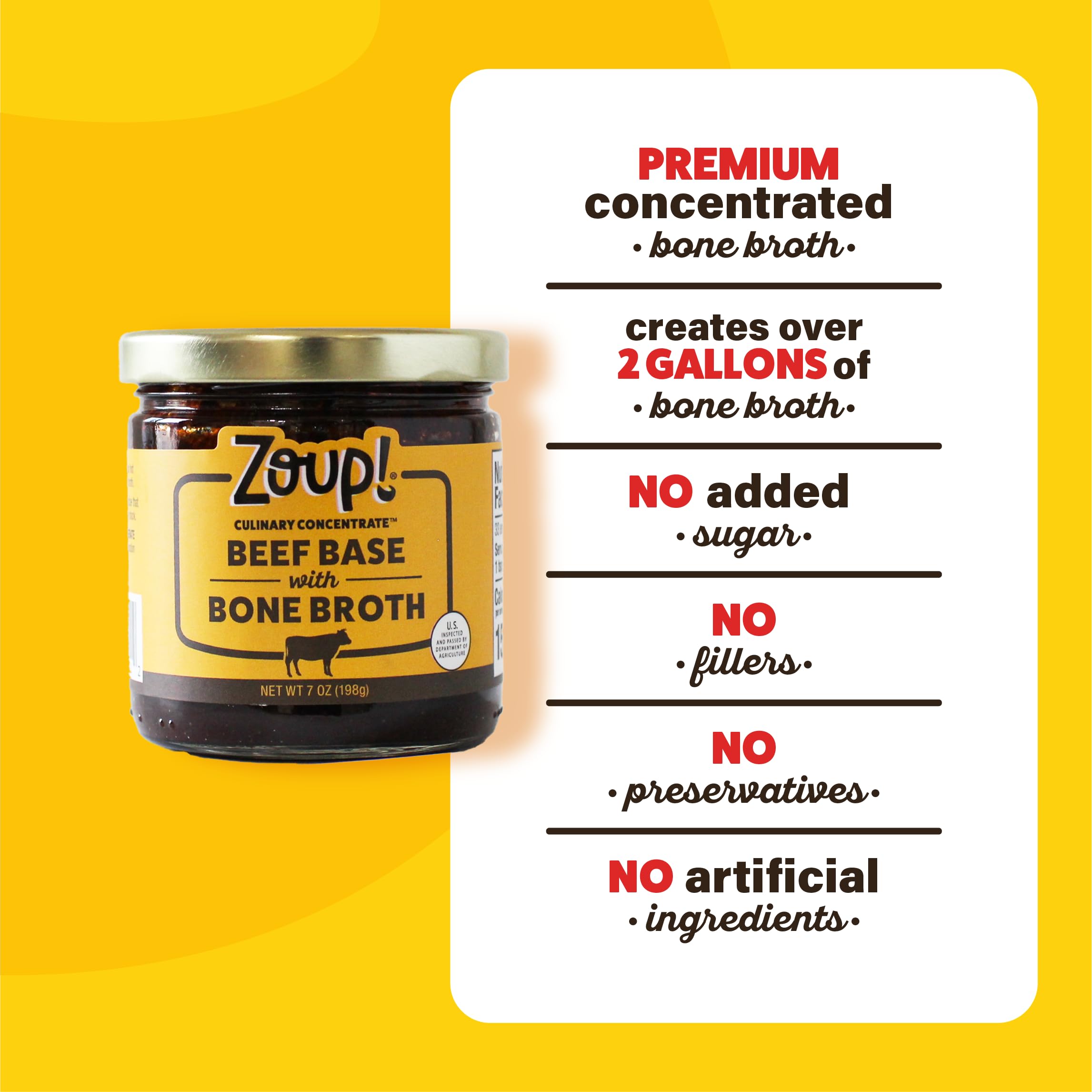 Zoup! close-up of concentrate texture showing dense paste for intense flavor