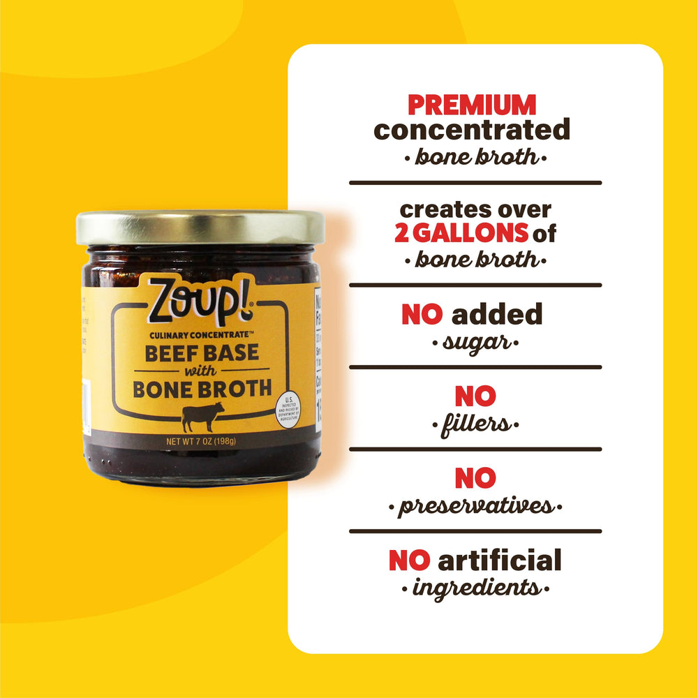 Zoup! close-up of concentrate texture showing dense paste for intense flavor