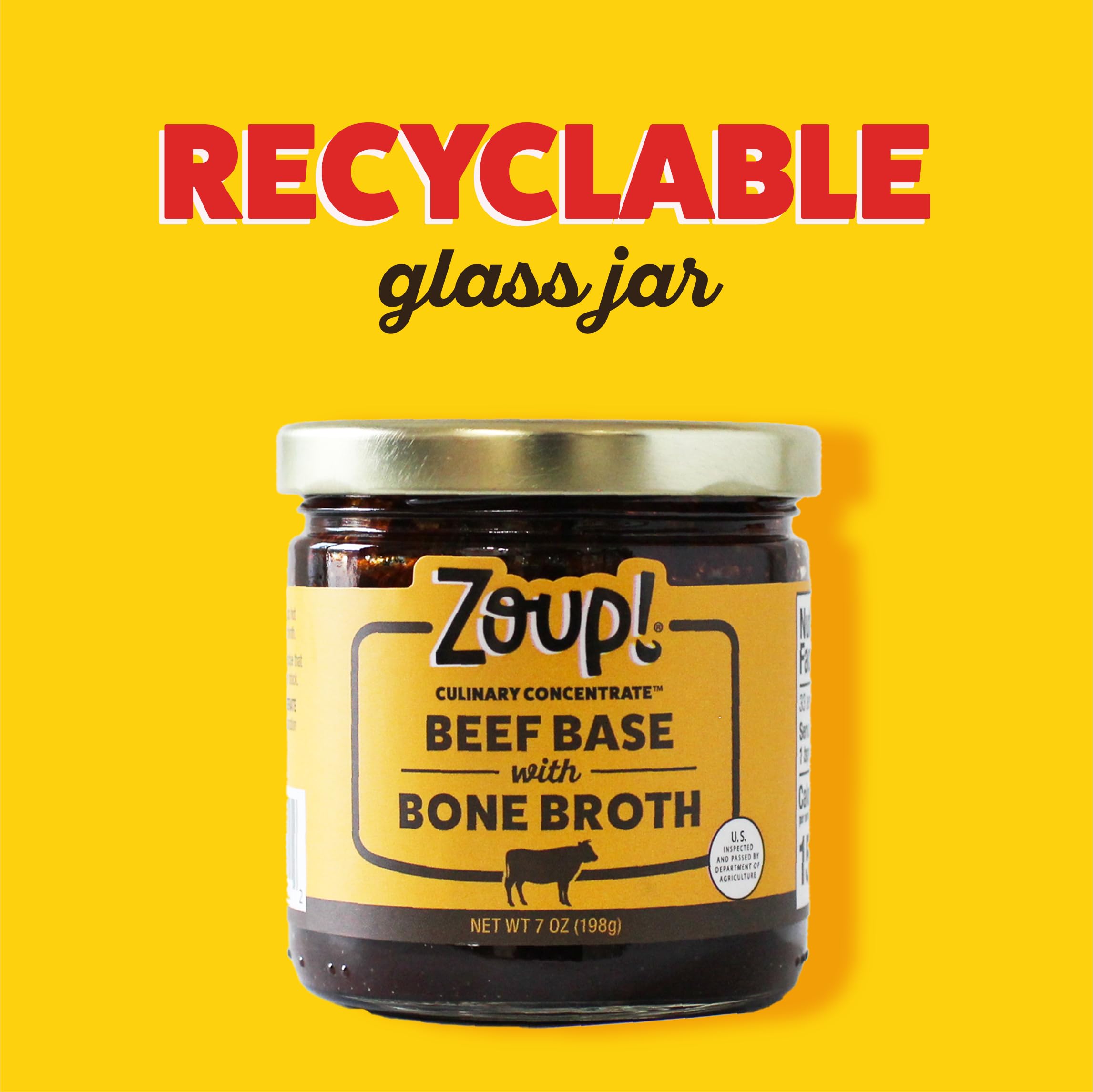 Zoup! concentrate added to soup pot enhancing savory depth for recipes