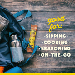 Zoup! beef powder close-up texture showing fine mix for fast dissolution benefit