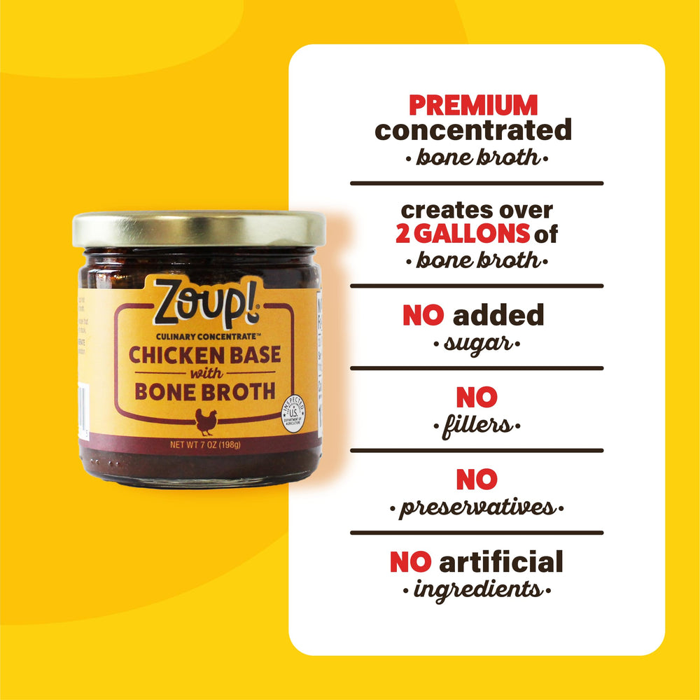 Zoup! concentrate texture close-up showing rich color and concentrated consistency